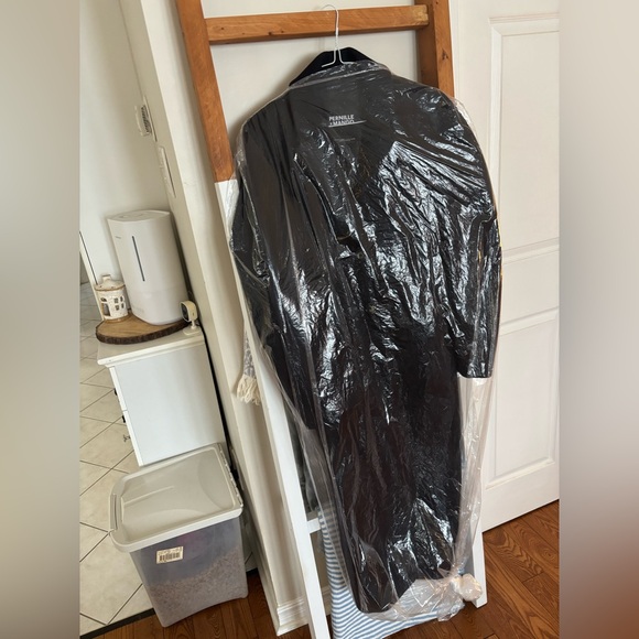 Mango x Pernille Navy Wool Coat, Small - Picture 7 of 8